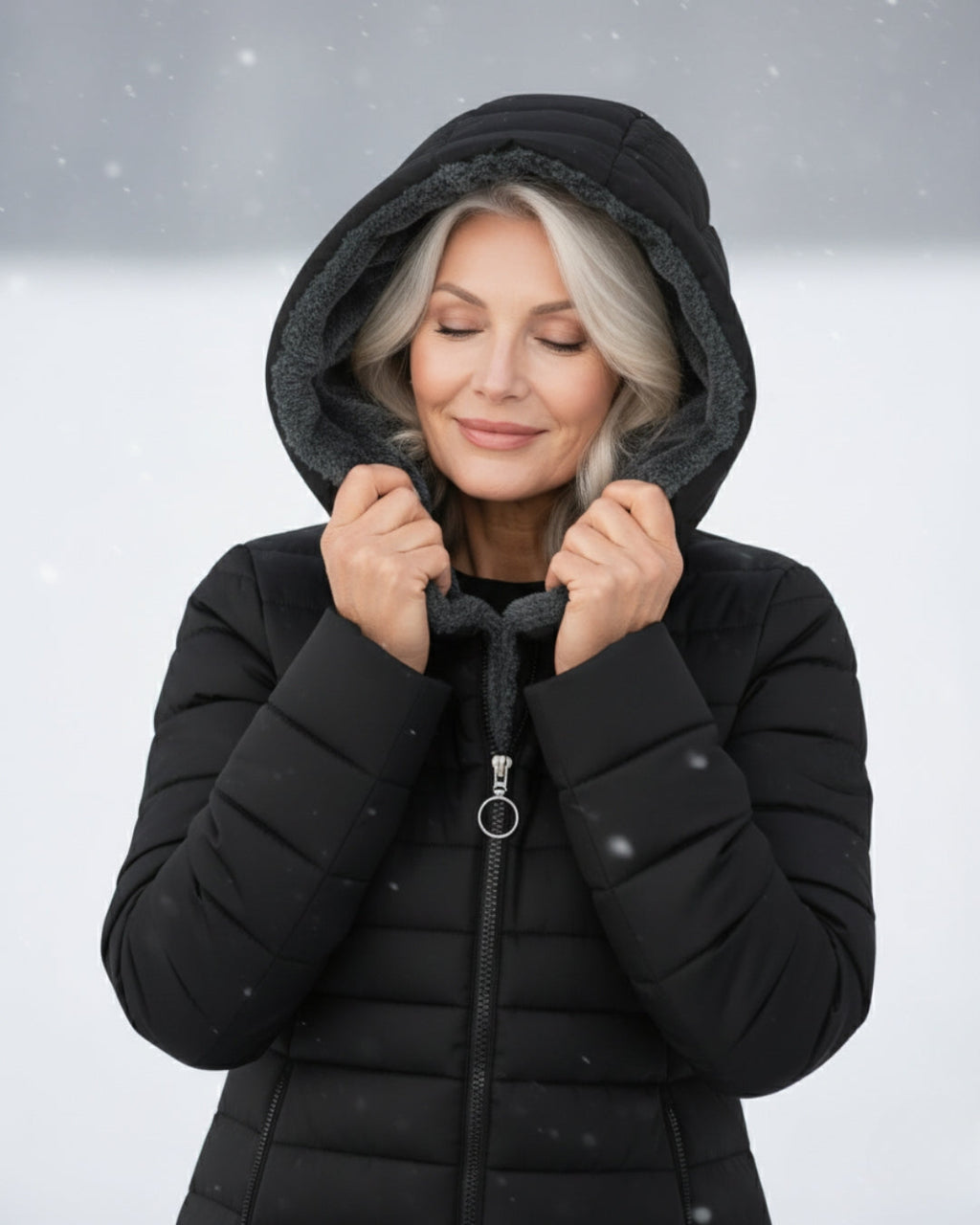 Clair | Puffer-Mantel mit Fleece-Futter