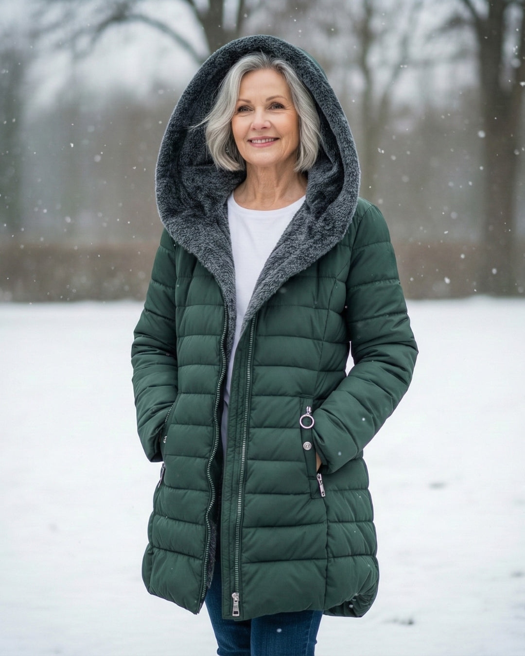 Clair | Puffer-Mantel mit Fleece-Futter