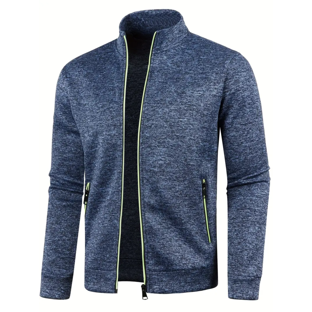 Kasper™ – Klassische Strickjacke mit Reissverschluss