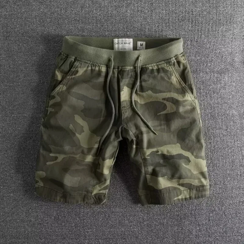Maximilian – Legere Armee-Shorts für Herren
