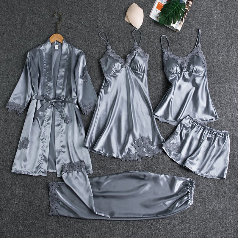 Dana – Elegantes Satin-Nachtwäsche-Set