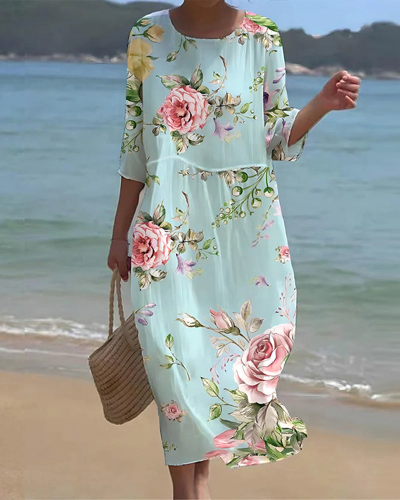 Ruth - Kleid mit Blumenmuster