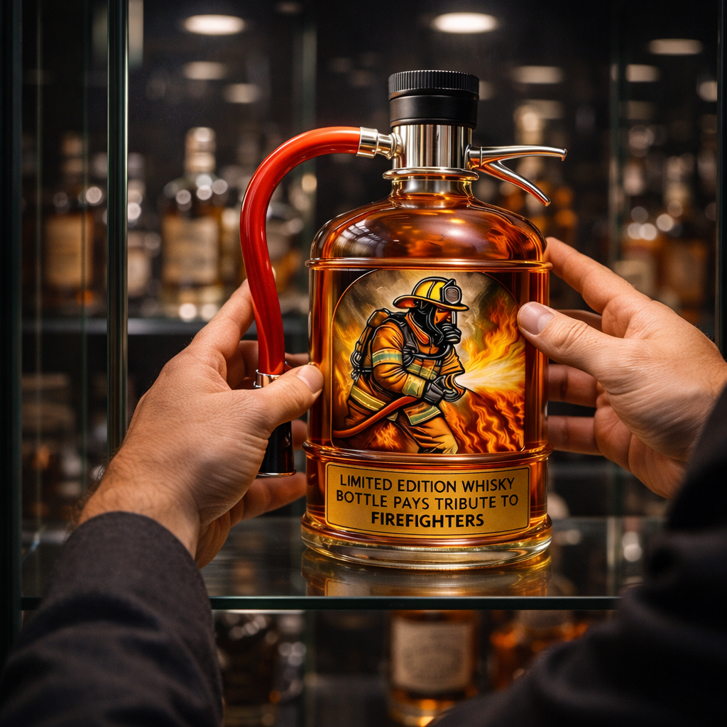 Eine Flasche Whisky - Feuerlöscher Edition