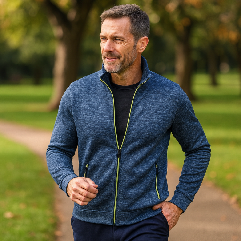Kasper™ – Klassische Strickjacke mit Reissverschluss