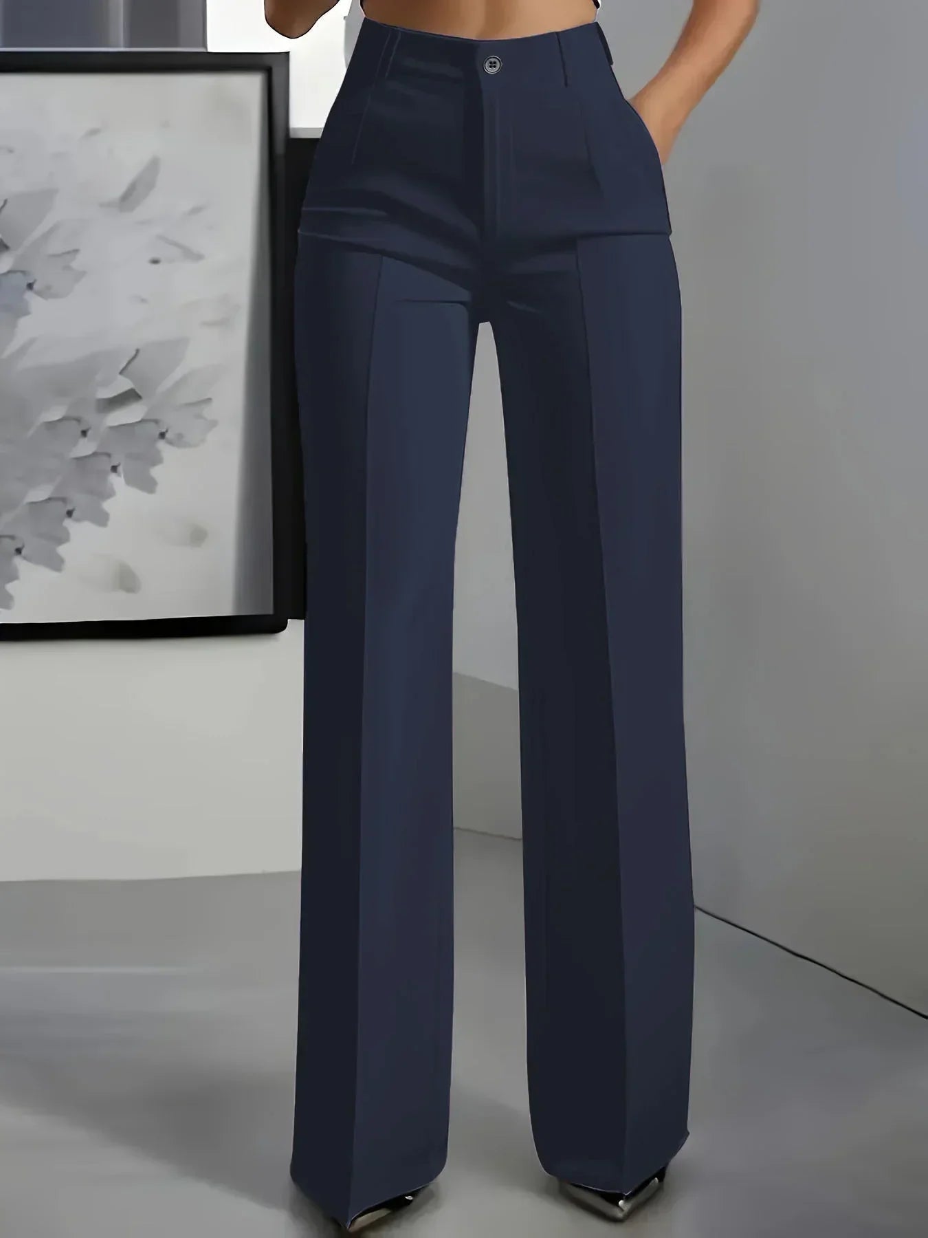 Hodit – Stilvolle Stretchhose mit Hoher Taille