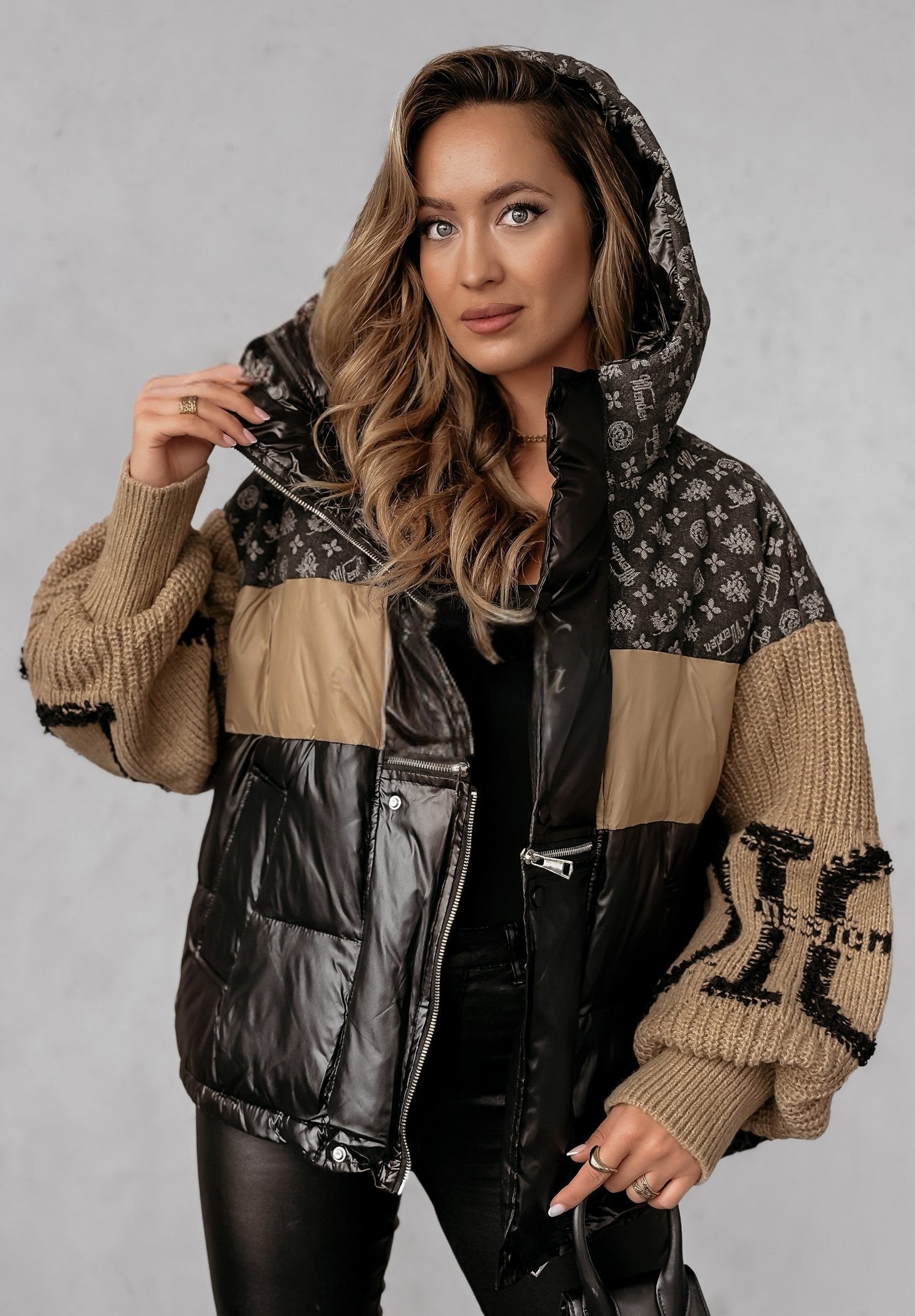 Mayce™ | Patchwork-Pufferjacke