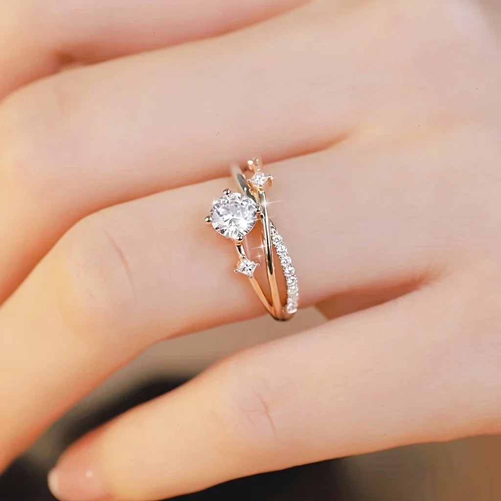 Radiant Grace Ring | Gemeinsam gegen Brustkrebs (1+1 GRATIS)