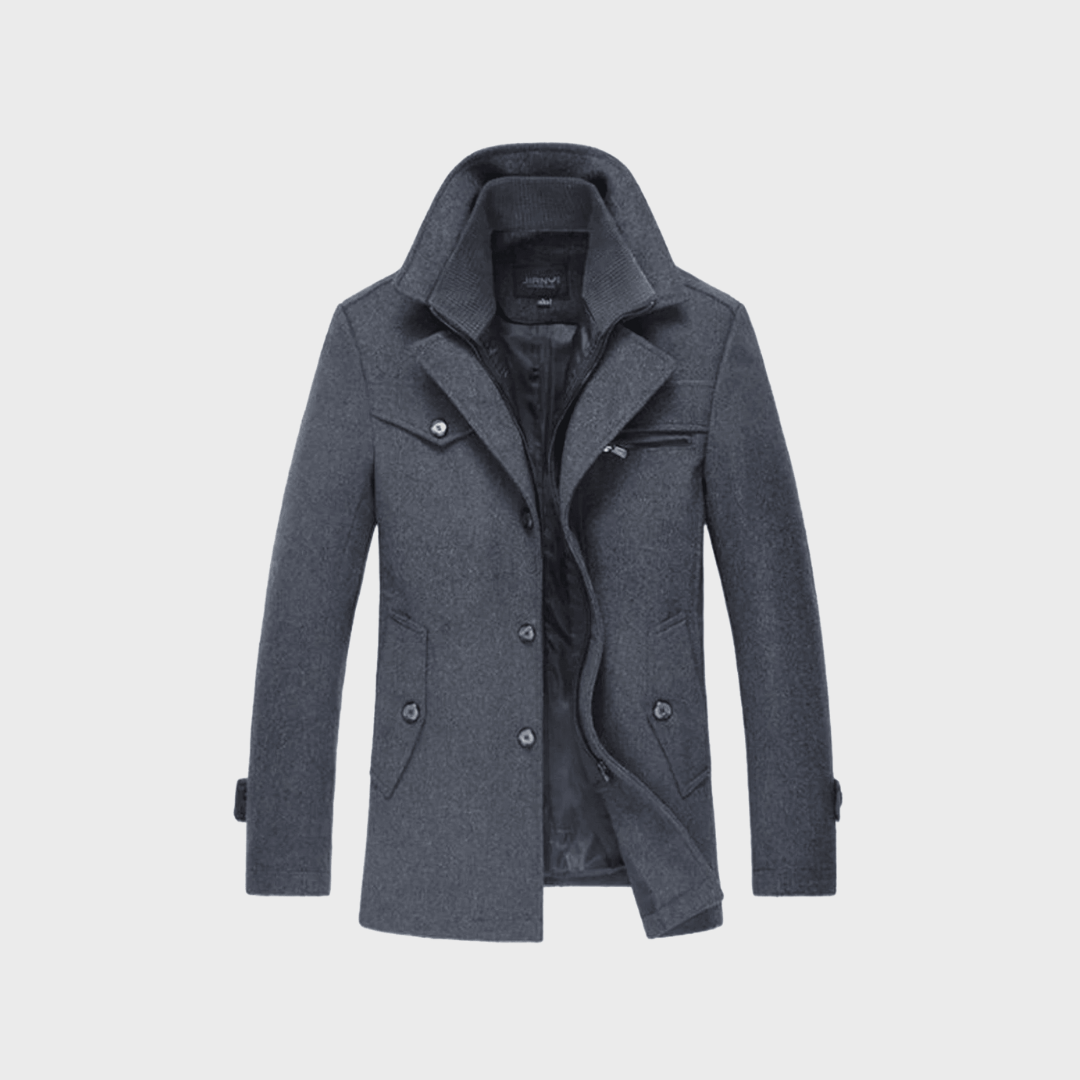 Andrew – Klassischer Woll-Peacoat