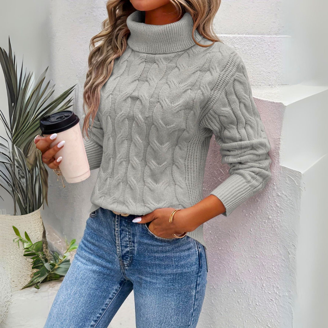 Giorgia™ |  Warmer gestrickter Rollkragenpullover für Damen
