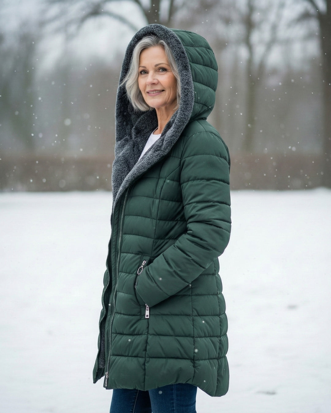 Clair | Puffer-Mantel mit Fleece-Futter
