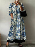Elegantes Kleid mit Mia Print