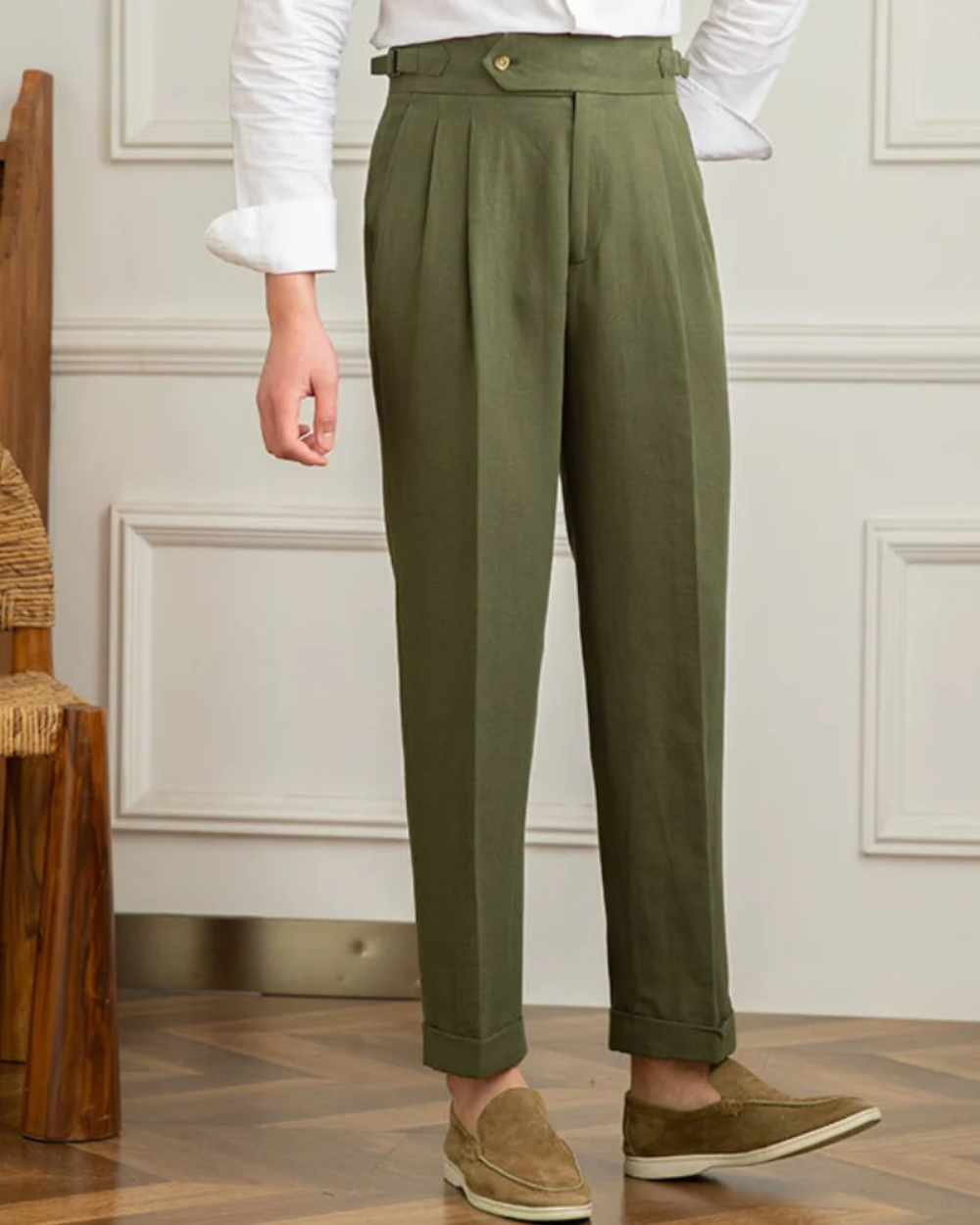 Elias – Elegante Leinenhose für Bali