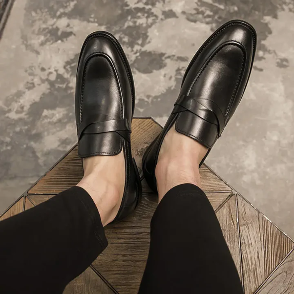 Chic Leather Loafers