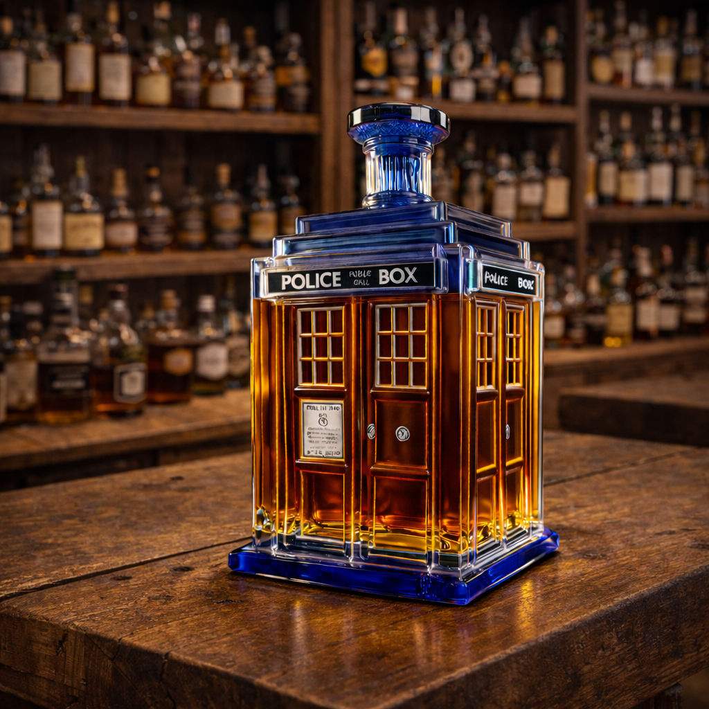 Eine Flasche Whisky - Polizeiausgabe