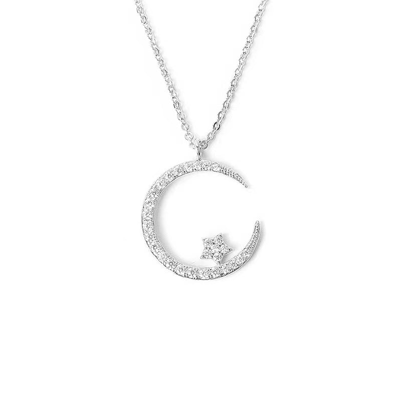 Celeste – Mond- & Stern-Halskette (1+1 Gratis)
