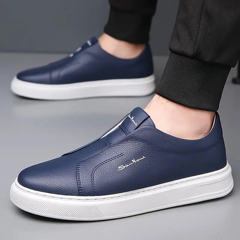 Leather Slip-On Shoes