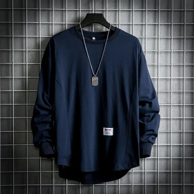 Heritage Drop-Hem Pullover