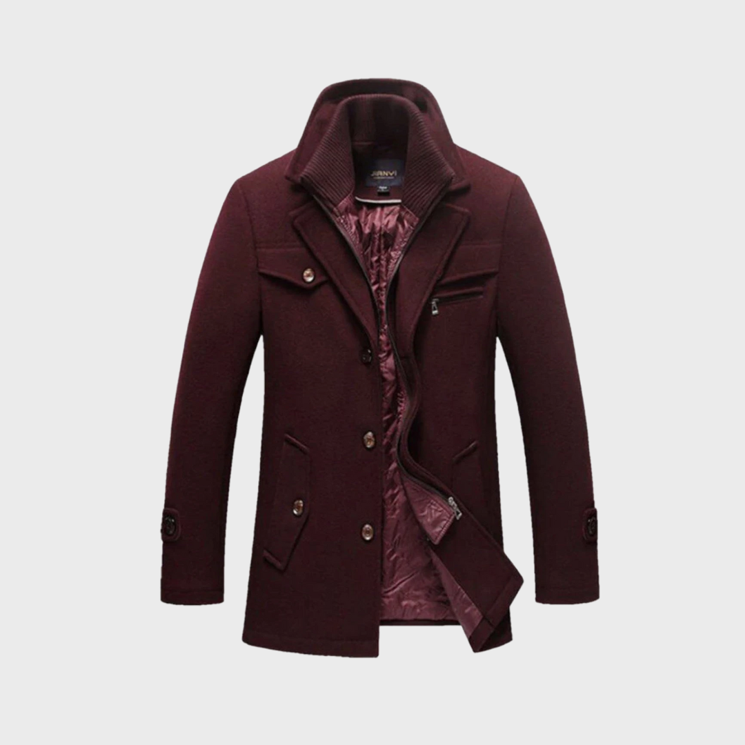 Andrew – Klassischer Woll-Peacoat