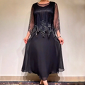 Eliza – Elegantes Kleid mit schimmernder Overlay-Schicht
