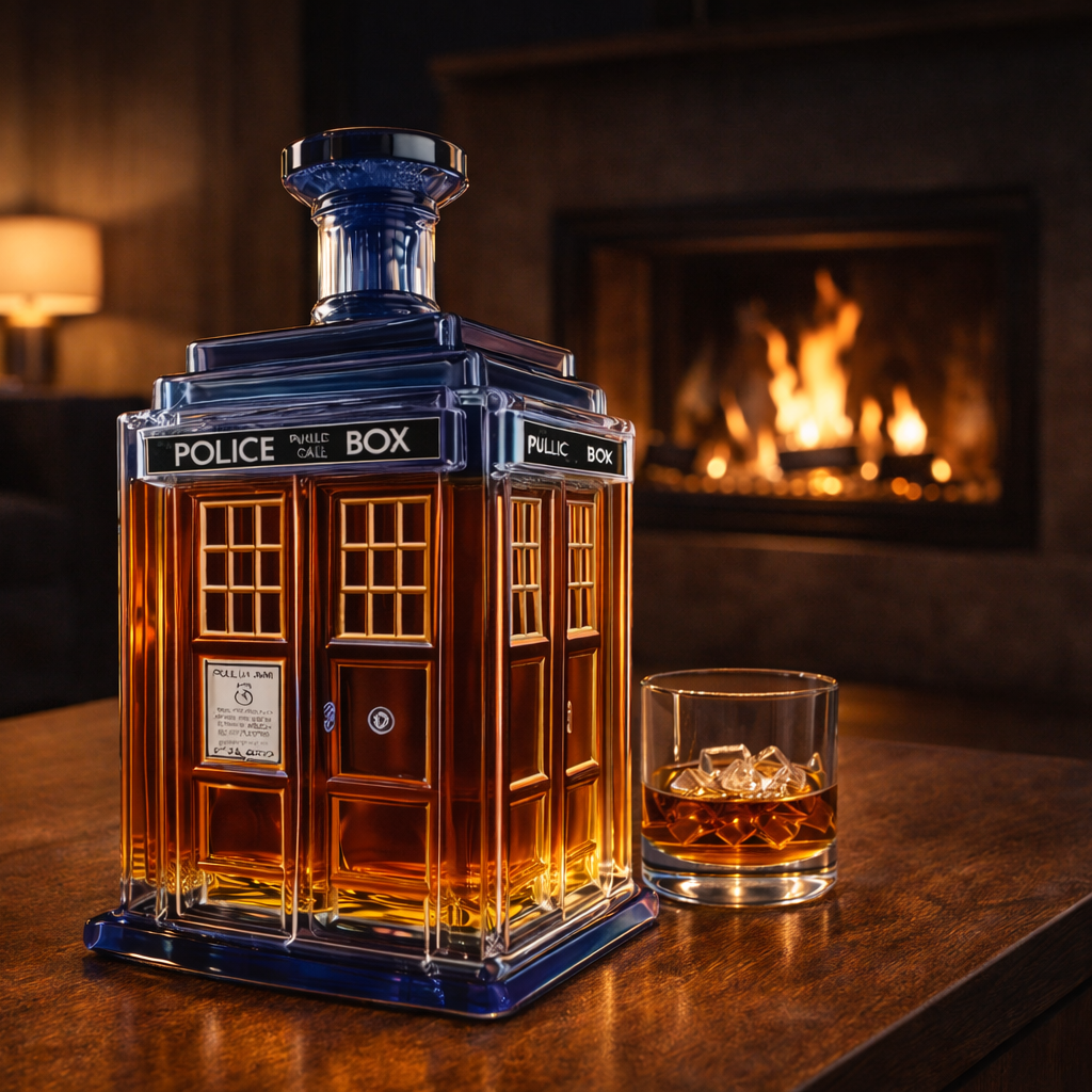 Eine Flasche Whisky - Polizeiausgabe