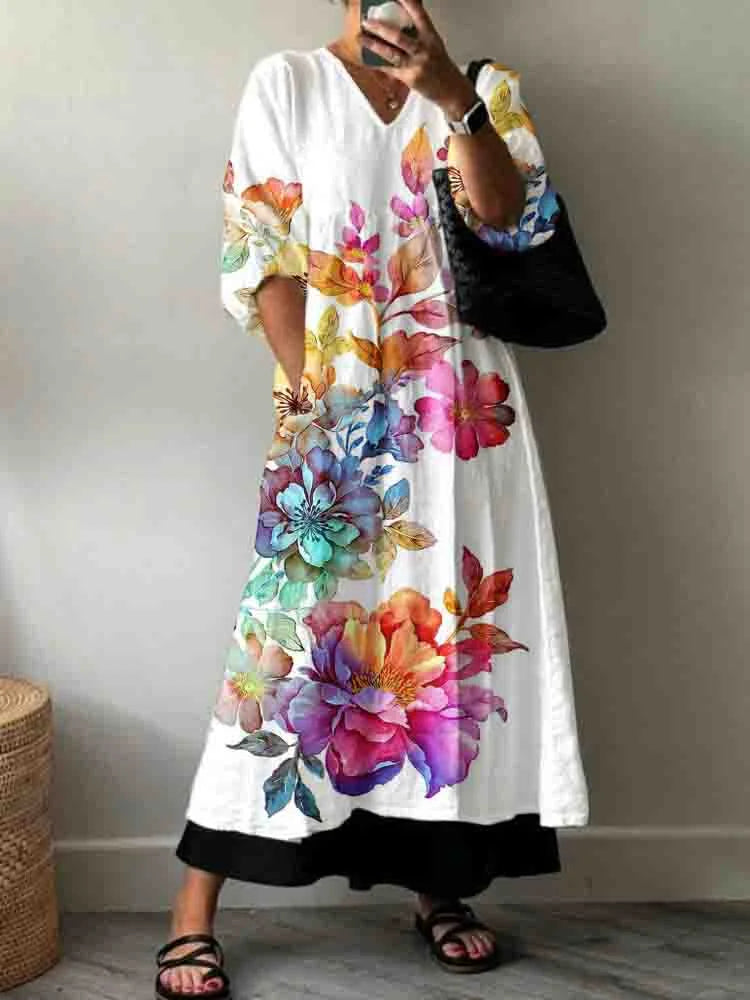 Elegantes bedrucktes Kleid Sofia