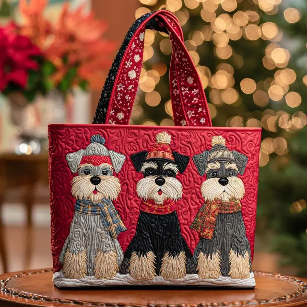 Handgemachter Beutel - Trio de Schnauzers