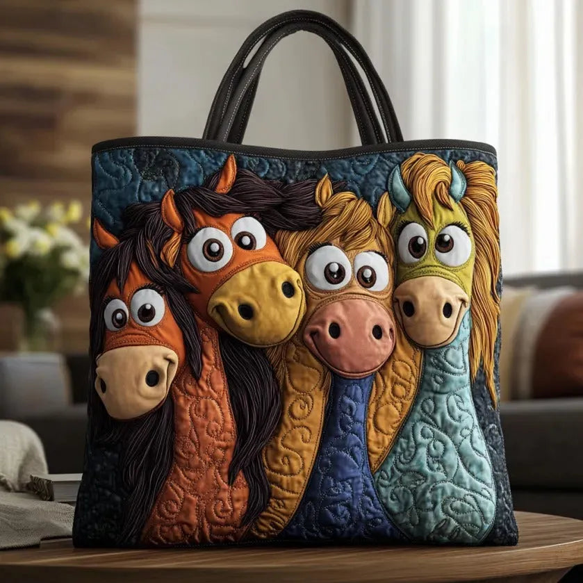 Handgefertigte Tasche - Ponys Ludiques