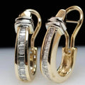 Vintage-Ohrringe aus Gold und Diamanten
