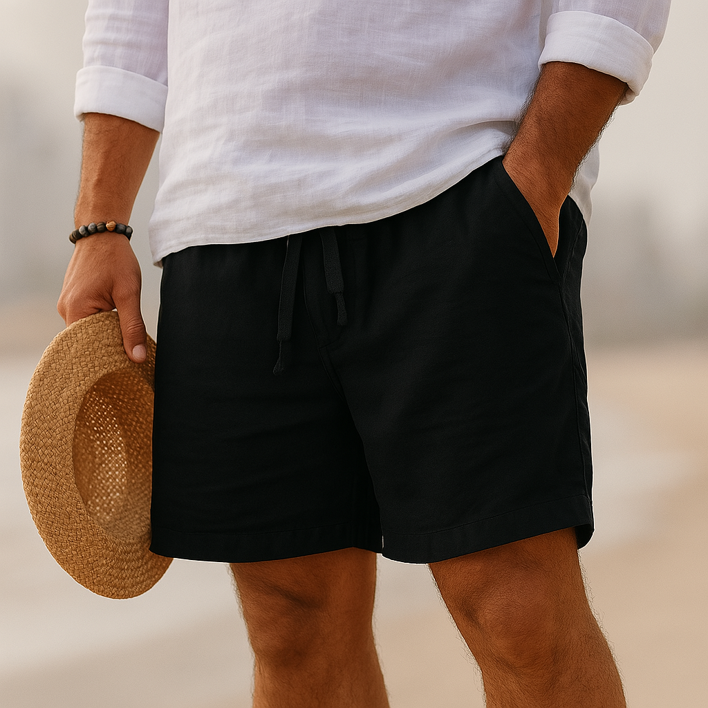 Lukas – Elegante Leinen-Shorts
