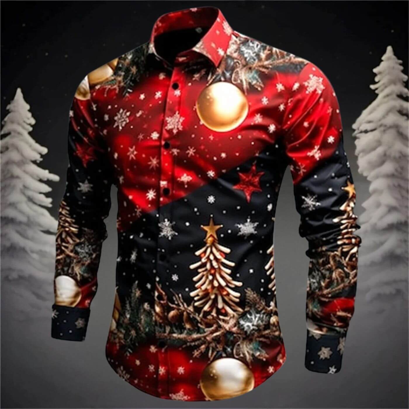 Claus™ – Komfroti Weihnachtshämd vom Feinste