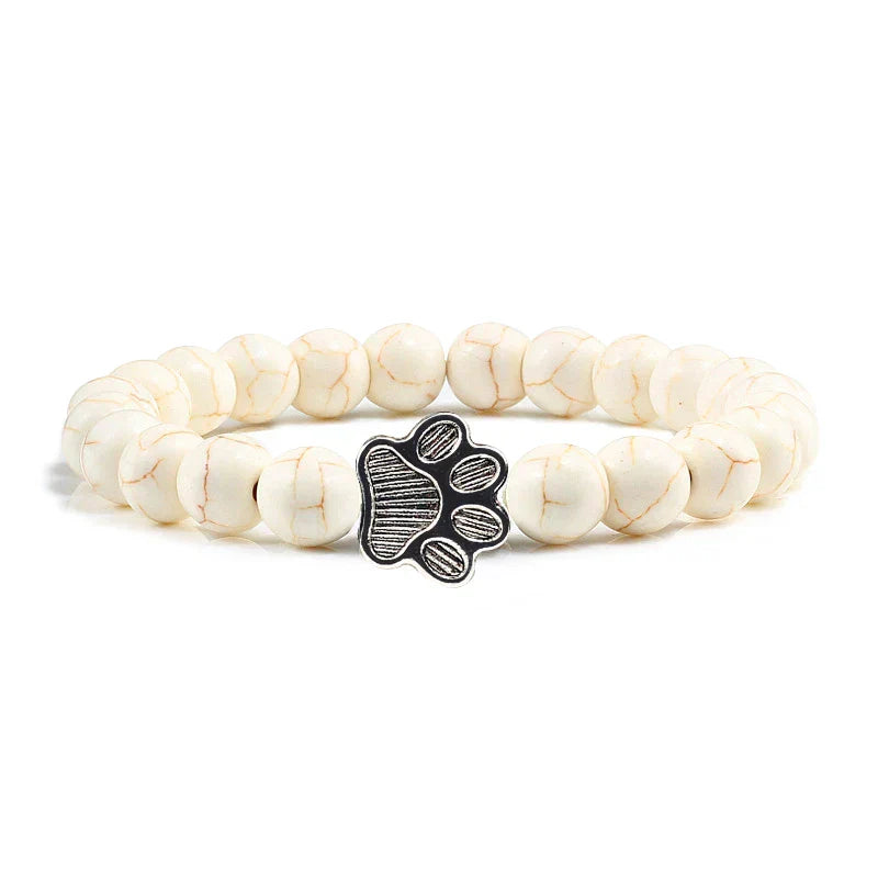 Armband mit perlenbesetzten Pfoten