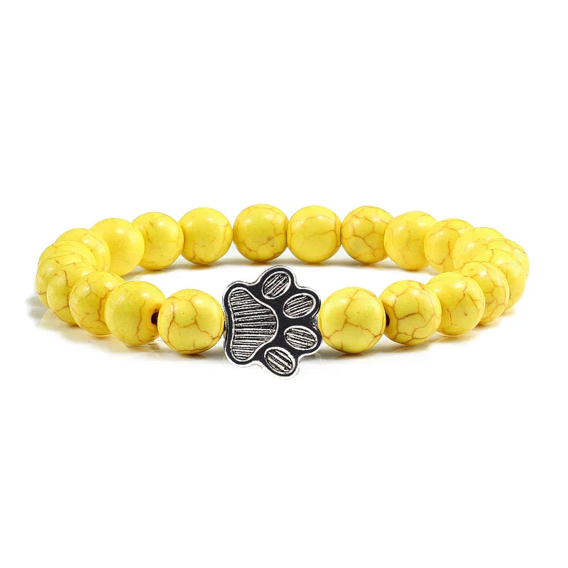 Armband mit perlenbesetzten Pfoten