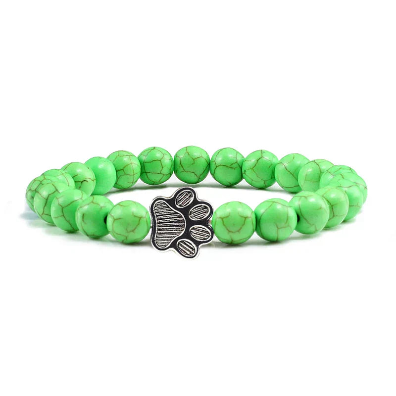 Armband mit perlenbesetzten Pfoten