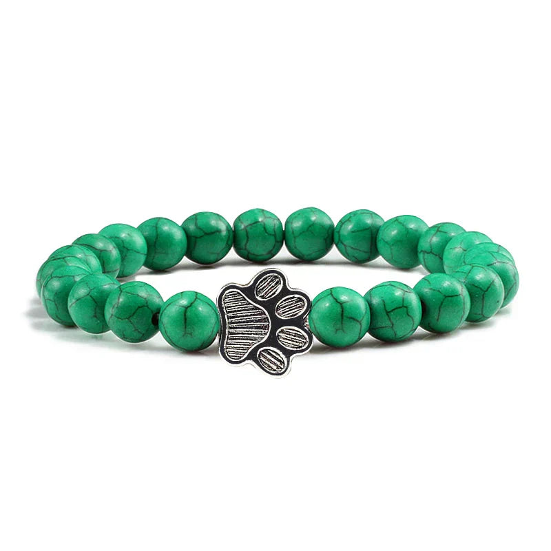 Armband mit perlenbesetzten Pfoten