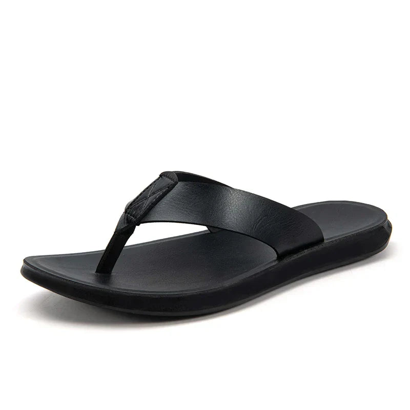 Lässige Ledersandalen