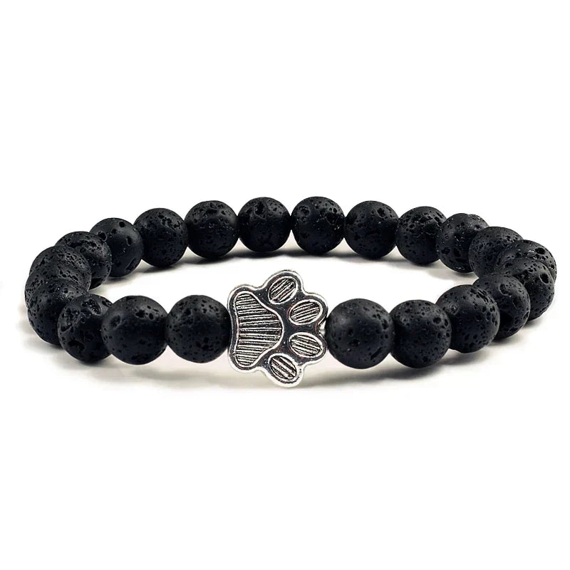 Armband mit perlenbesetzten Pfoten