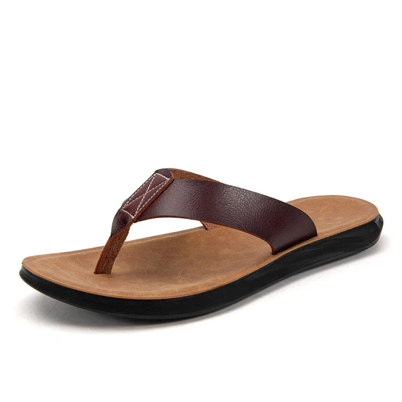 Lässige Ledersandalen