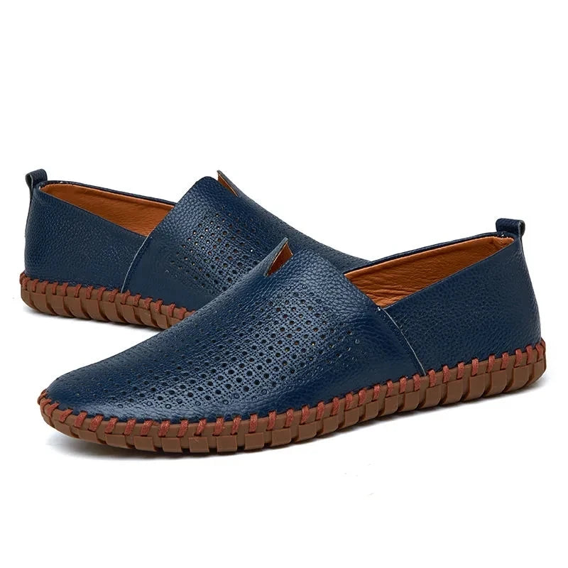 Breathable Leather Loafers