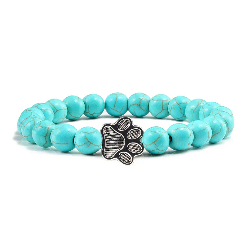 Armband mit perlenbesetzten Pfoten