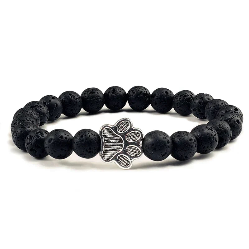 Armband mit perlenbesetzten Pfoten
