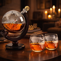 Flasche Whisky - Weltkarte Edition