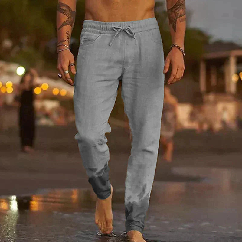 David – Elegante Leinen-Badehose