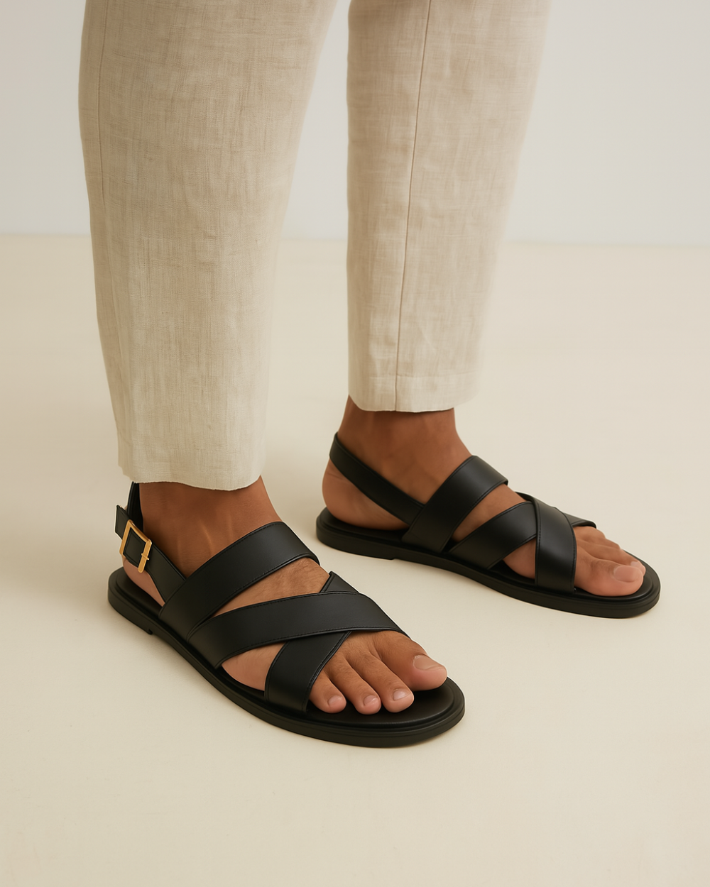 Lanaro | Elegante gekreuzte Sandalen