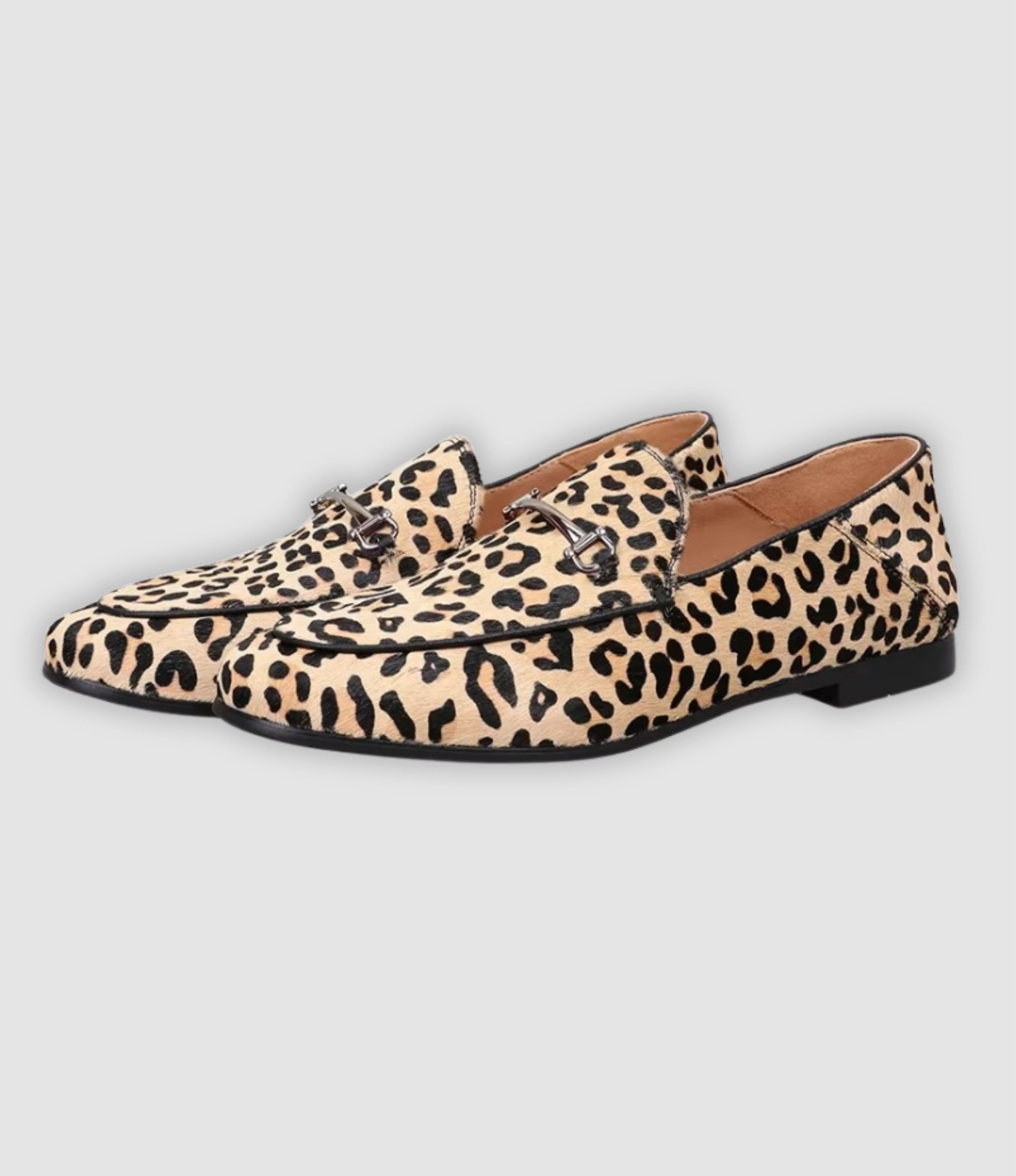 Vera - Animal-Print Loafers
