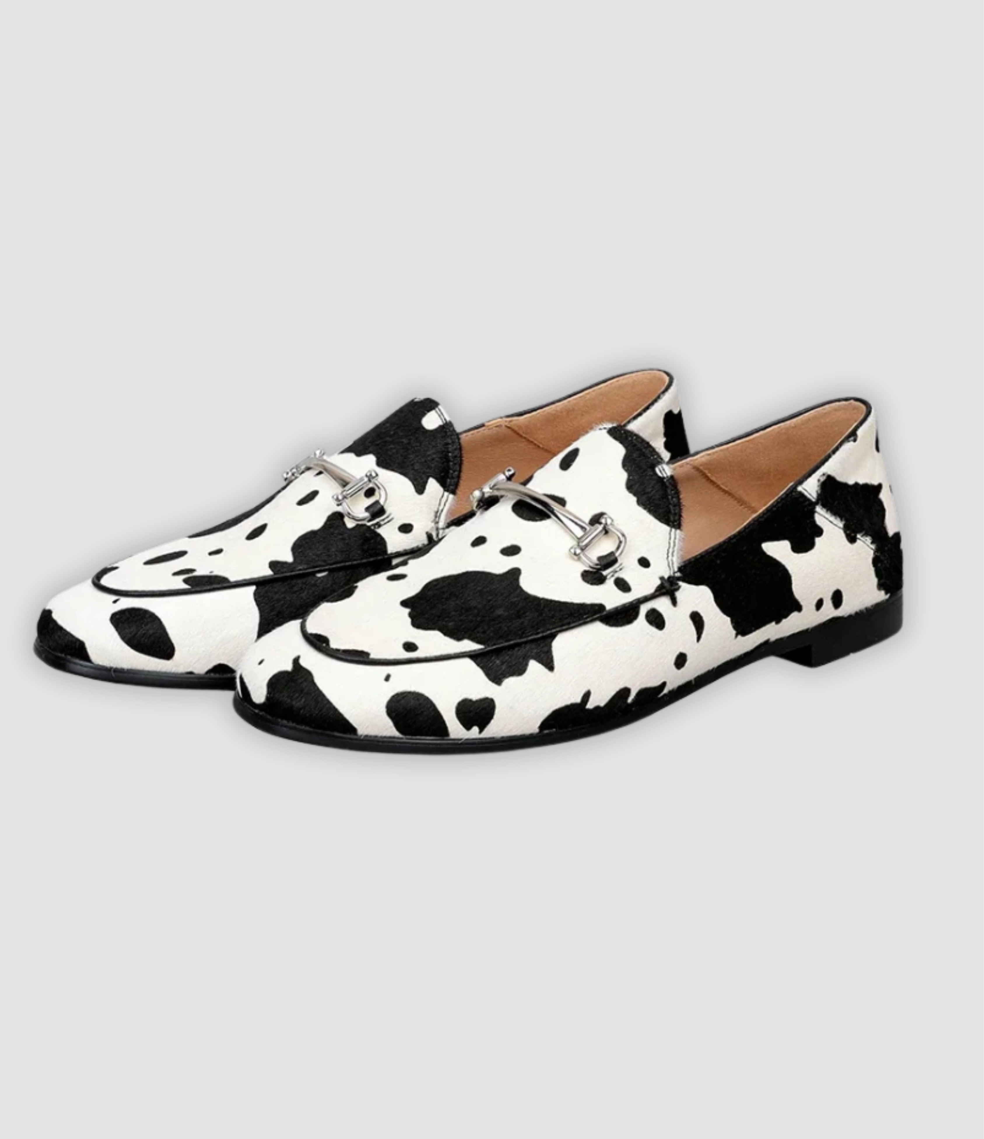 Vera - Animal-Print Loafers
