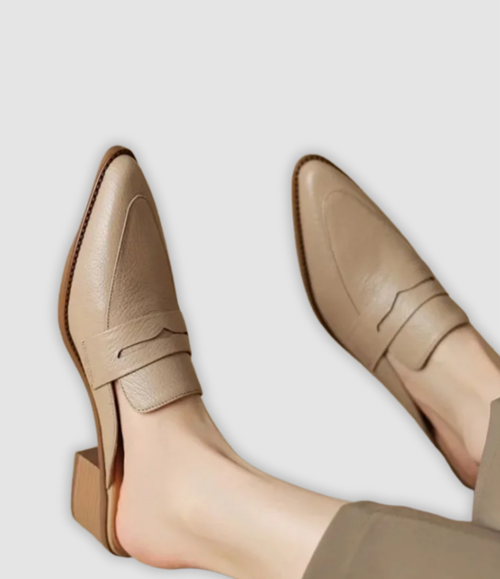 Mira - Ledersandalen mit Chunky-Heel