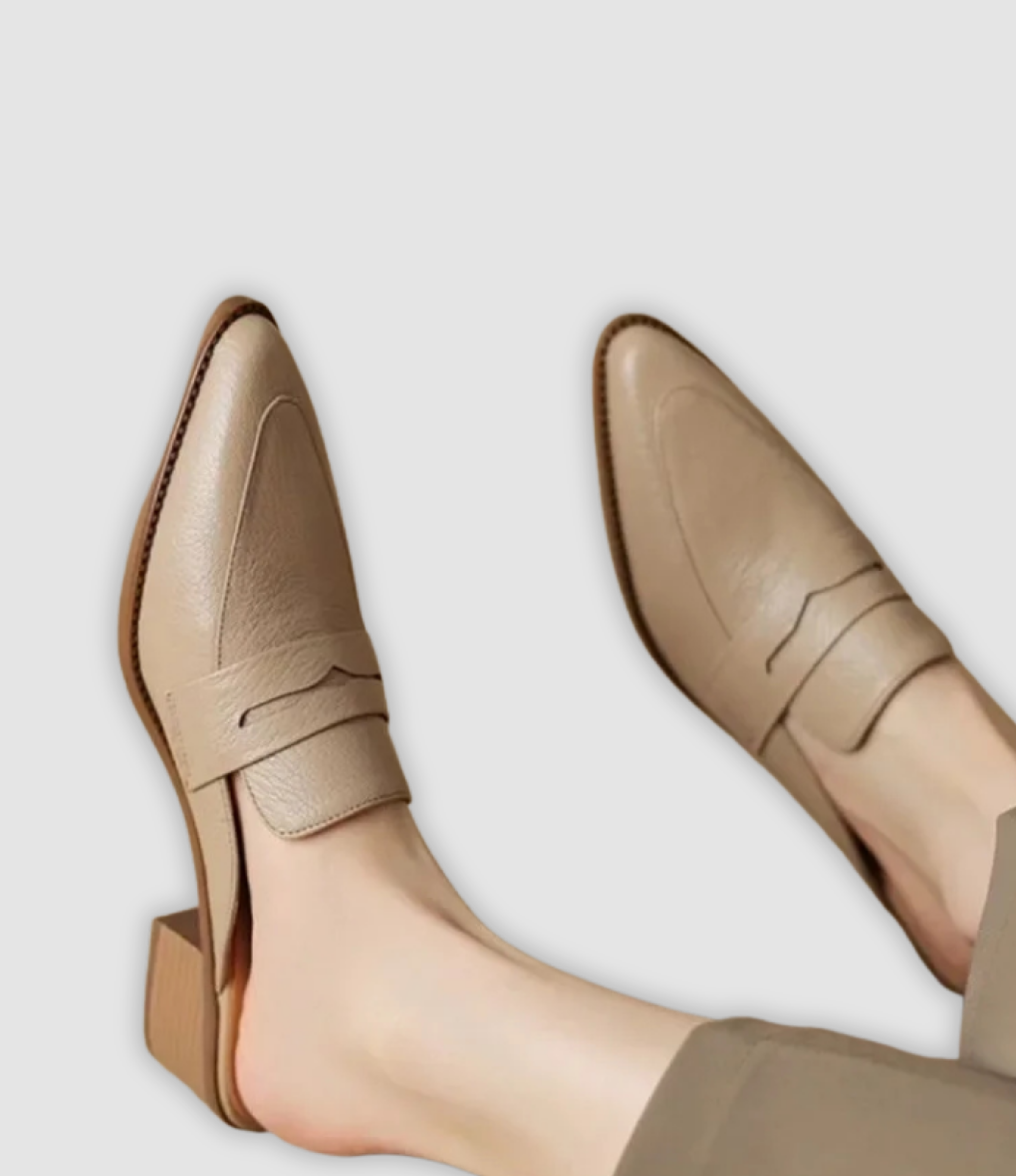 Mira - Ledersandalen mit Chunky-Heel