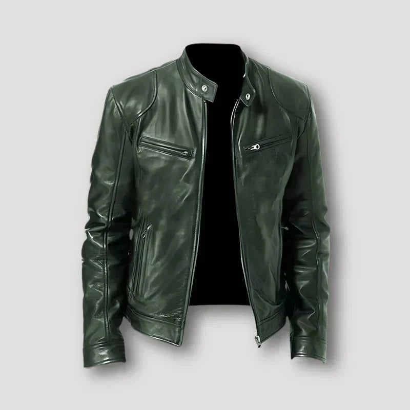 Rino™ | Lässige Lederjacke