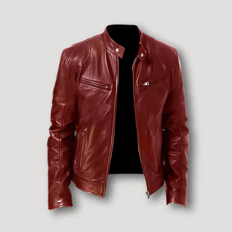 Rino™ | Lässige Lederjacke