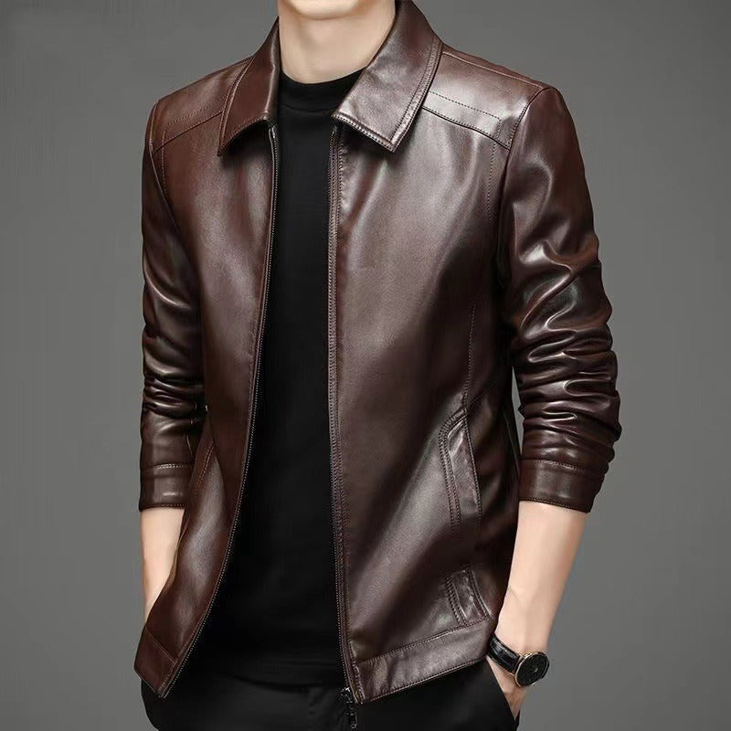 Florian-James® | Lässige Lederjacke